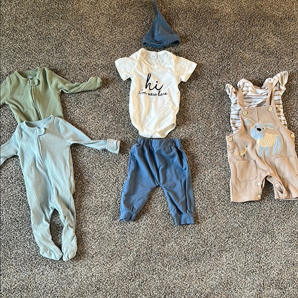 3-6 month baby boy lot